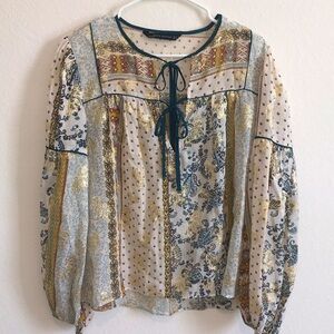 Zara boho blouse